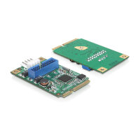 Delock Mini PCIe I/O PCIe full size 1 x 19 Pin USB 3.0...
