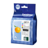 Brother Tinte LC-3211 Value Pack (BK/C/M/Y)