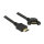 Delock Kabel HDMI-A Stecker > HDMI-A Buchse zum Einbau 110° gewinkelt 4K 30 Hz 1 m