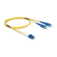 Delock Kabel Lichtwellenleiter LC > SC Singlemode OS2 1 m