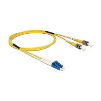 Delock Kabel Lichtwellenleiter LC > ST Singlemode OS2 1 m