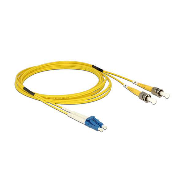 Delock Kabel Lichtwellenleiter LC > ST Singlemode OS2 2 m