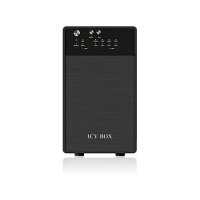 RAID System. 2x SATA 3.5" zu 1x USB 3.0 + 1x eSATA. RAID 0/1/JBOD/SINGLE ICY BOX