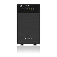 RAID System. 2x SATA 3.5" zu 1x USB 3.0 + 1x eSATA. RAID 0/1/JBOD/SINGLE ICY BOX