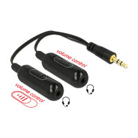 Delock Adapterkabel Audio Splitter Klinkenstecker 3,5 mm...