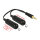 Delock Adapterkabel Audio Splitter Klinkenstecker 3,5 mm 3 Pin > 2 x Klinkenbuchse 3,5 mm 3 Pin + Lautstärkeregler 19 cm