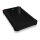 ICY BOX IB-233U3-B Externes USB-A 3.0 Gehäuse für 2,5" SATA HDD/SSD mit Silikon-Schutzhülle
