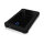 ICY BOX IB-233U3-B Externes USB-A 3.0 Gehäuse für 2,5" SATA HDD/SSD mit Silikon-Schutzhülle