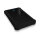 ICY BOX IB-233U3-B Externes USB-A 3.0 Gehäuse für 2,5" SATA HDD/SSD mit Silikon-Schutzhülle