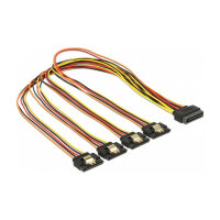 Delock Kabel SATA 15 Pin Strom Stecker mit...