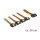 Delock Kabel SATA 15 Pin Strom Stecker mit Einrastfunktion > SATA 15 Pin Strom Buchse 4 x gerade 50 cm