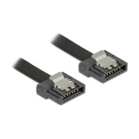 Delock SATA 6 Gb/s Kabel 10 cm schwarz FLEXI