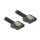 Delock SATA 6 Gb/s Kabel 10 cm schwarz FLEXI