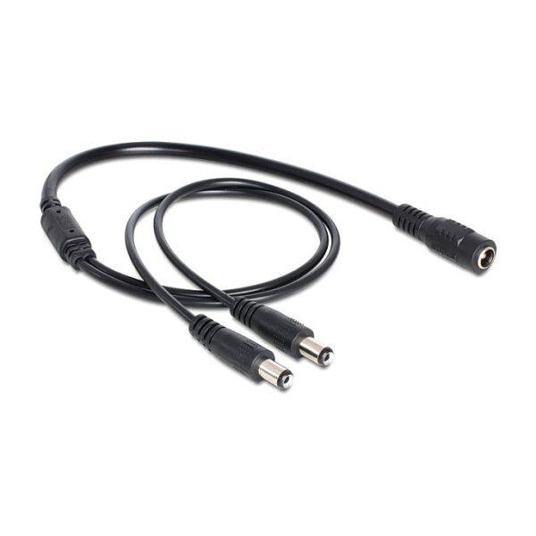 Delock Kabel DC Verteiler 5,5 x 2,1 mm 1 x Buchse zu 2 x Stecker
