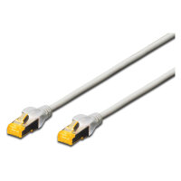 DIGITUS Patchkabel Cat6a S/FTP 2xRJ45 10.0m grau...