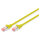 DIGITUS Patchkabel Cat6 S/FTP 2xRJ45 1.0m gelb Hebelschutz Polybeutel