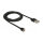 Delock Magnetisches USB Daten- und Ladekabel schwarz 1,1 m