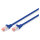 DIGITUS Patchkabel Cat6 S/FTP 2xRJ45 3.0m blau Hebelschutz Polybeutel