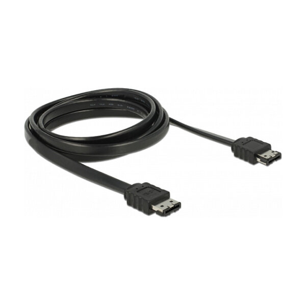 Delock Kabel eSATA 3 Gb/s Buchse > eSATA Buchse 2 m schwarz