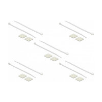 Delock Befestigungssockel 25 x 25 mm mit Kabelbinder L...