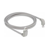 Delock Netzwerkkabel RJ45 Cat.6A S/FTP oben / unten gewinkelt 2 m