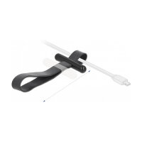 Delock Kabelbinder mit Gummischlaufe schwarz