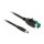 Delock PoweredUSB Kabel Stecker 12 V > DC 5,5 x 2,1 mm Stecker 2 m für POS Drucker und Terminals