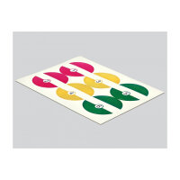 Delock Kabelmarker Clip Set 4 Stück