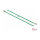 Delock Edelstahlkabelbinder L 200 x B 4,6 mm grün 10 Stück