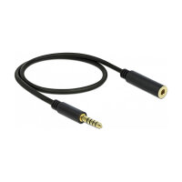Delock Verlängerungskabel Klinke 4,4 mm 5 Pin...