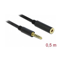 Delock Verlängerungskabel Klinke 4,4 mm 5 Pin...