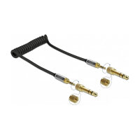 Delock Spiralkabel 3,5 mm 3 Pin Klinkenstecker zu...
