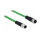 Delock Netzwerkkabel M12 4 Pin D-kodiert Stecker zu Buchse TPU 5 m