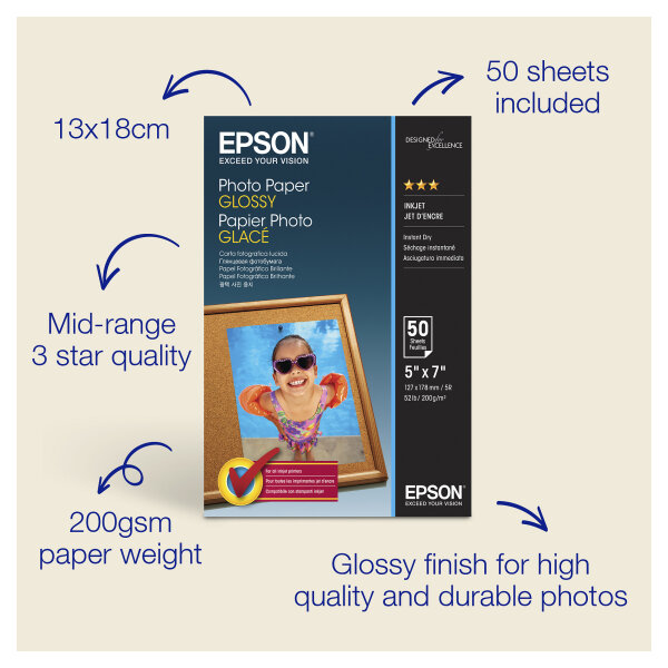 Epson C13S042545 13x18cm Fotopapier