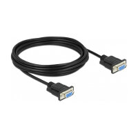 Delock RS-232 Kabel Seriell D-Sub9 Buchse zu Buchse...