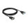Delock RS-232 Kabel Seriell D-Sub9 Stecker zu Buchse Nullmodem mit schmalem Steckergehäuse 3 m