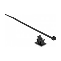 Delock Kabelklemme 25 x 18 mm mit Kabelbinder L 200 x B...