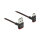 Delock EASY-USB 2.0 Kabel Typ-A Stecker zu EASY-USB Typ Micro-B Stecker gewinkelt oben / unten 1,5 m schwarz
