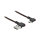 Delock EASY-USB 2.0 Kabel Typ-A Stecker zu EASY-USB Typ Micro-B Stecker gewinkelt links / rechts 0,2 m schwarz