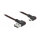 Delock EASY-USB 2.0 Kabel Typ-A Stecker zu EASY-USB Typ Micro-B Stecker gewinkelt links / rechts 1 m schwarz