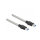 Delock USB 5 Gbps Kabel Typ-A Stecker zu Typ-A Stecker mit Metallmantel 2 m