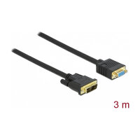 Delock Kabel DVI 12+5 Stecker zu VGA Buchse 3 m