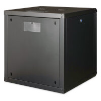 DIGITUS Netzwerkschrank Unique 12HE 643x600x600mm schwarz