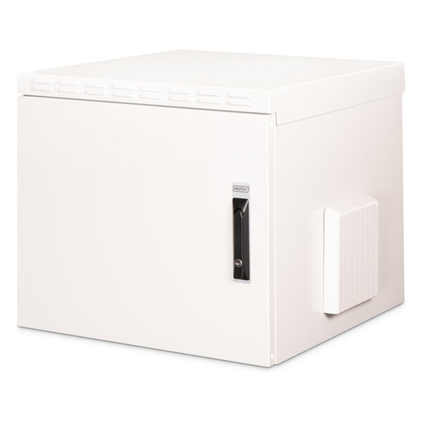 9HE Wandgehäuse, Outdoor, IP55 579x600x600 mm, Farbe Grau (RAL 7035) DIGITUS Professional