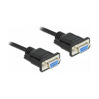 Delock RS-232 Kabel Seriell D-Sub9 Buchse zu Buchse...