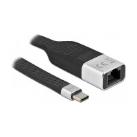 Delock FPC Flachbandkabel USB Type-C™ zu Gigabit LAN 10/100/1000 Mbps 15 cm