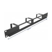 Delock 19? Kabelmanagement Rangierpanel mit 2...
