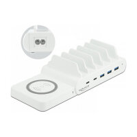 Delock USB und kabelloses Ladegerät 2 x USB...