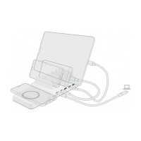 Delock USB und kabelloses Ladegerät 2 x USB Type-C™ PD + 3 x USB Typ-A mit 110 W