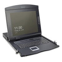 Digitus 17" LCD KVM Konsole, 1-Port VGA, deutsche...